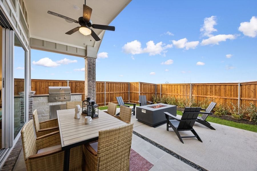 Exterior details and patio area of a home in Talia, Mesquite (Image 25). Exterior details and patio area of a home in Talia, Mesquite (Image 25).