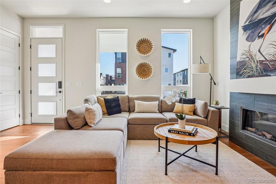 Furnished interior view inside a new home in Loretto Heights - Rise Collection, Denver (Image 15).