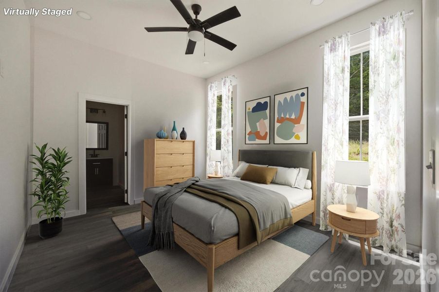Furnished interior view inside a new home in , Morganton (Image 14).