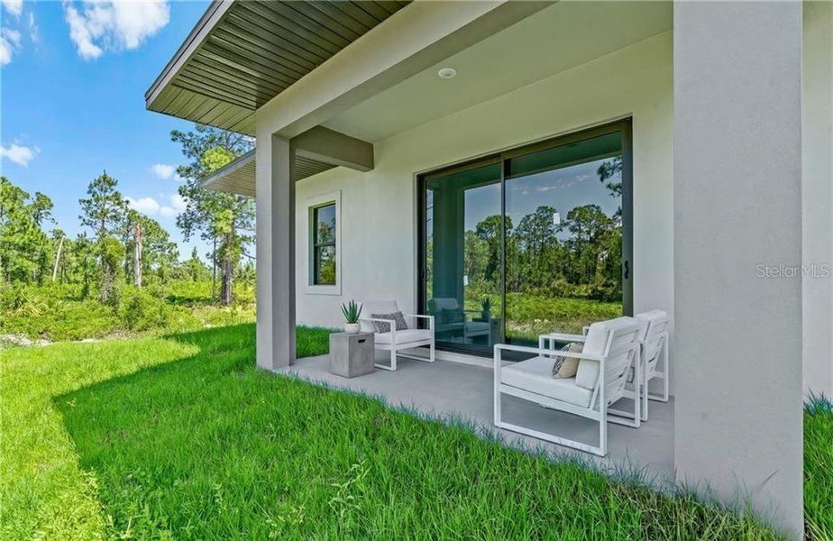 Exterior details and patio area of a home in , Cape Coral (Image 2). Exterior details and patio area of a home in , Cape Coral (Image 2).
