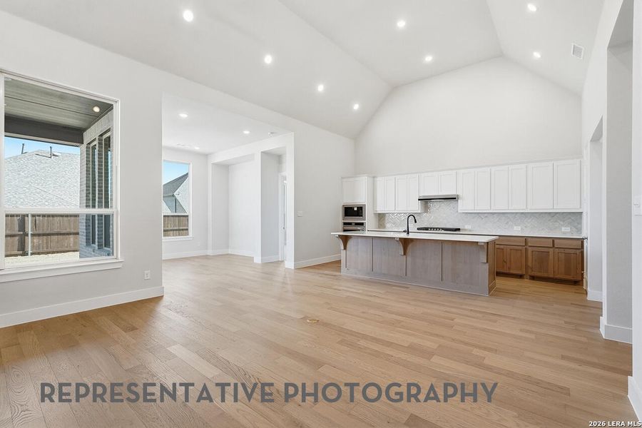 Furnished interior view inside a new home in The Ranches at Creekside, Boerne (Image 8).