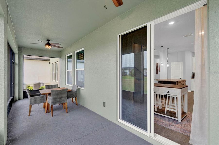 Screened Back Patio