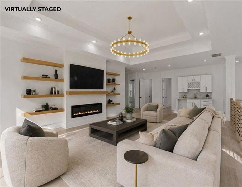 Furnished interior view inside a new home in , Grayson (Image 28).