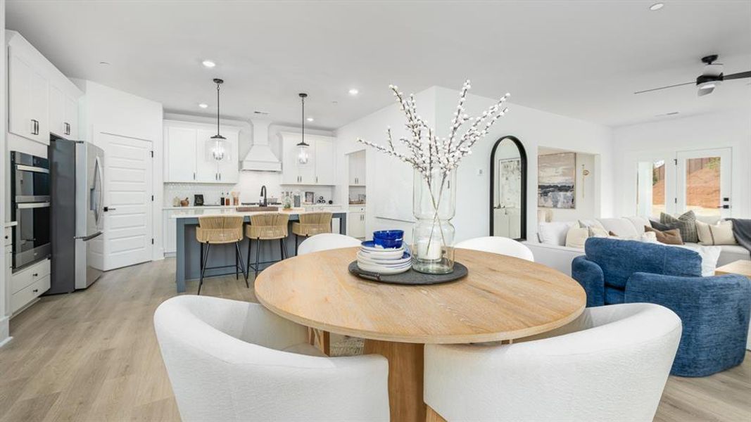 Furnished interior view inside a new home in The Village at Sandy Plains, Marietta (Image 5).
