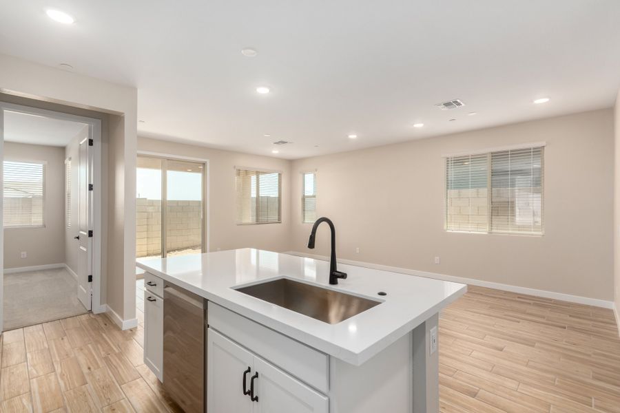 Furnished interior view inside a new home in Mira Vista at Victory, Buckeye (Image 7).