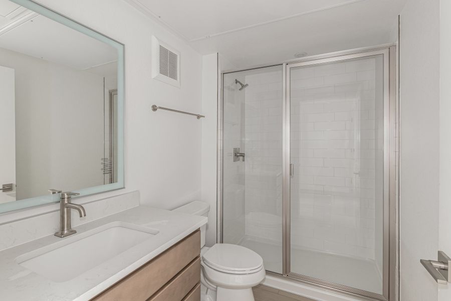 Furnished interior in a model home at The Scene at Sloan's Lake in Denver (Image 18).