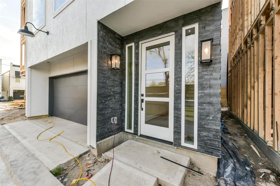 Exterior details and patio area of a home in , Houston (Image 19).