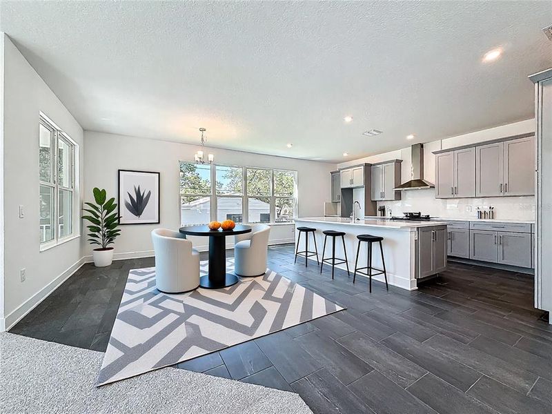 Furnished interior view inside a new home in , Tampa (Image 49). Furnished interior view inside a new home in , Tampa (Image 49).