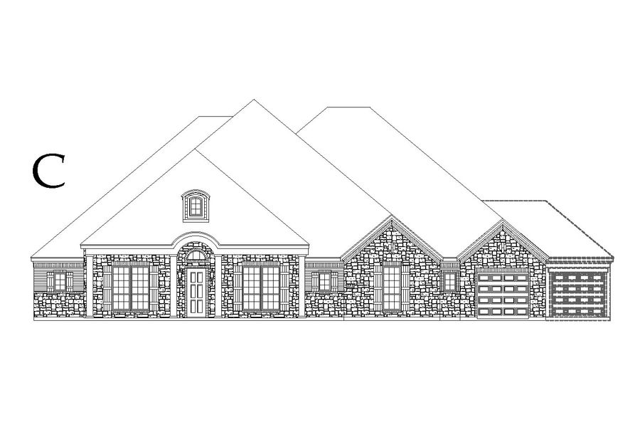 Representative rendering of the exterior for the Blackburn by Windsor Homes (Image 5).