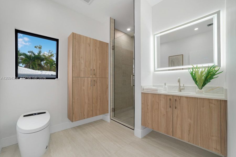 Furnished interior view inside a new home in , Hollywood (Image 15).
