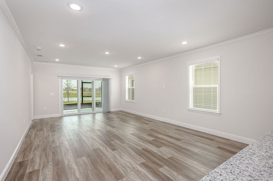 Representative unfurnished interior of a home built from the Carrington by Maronda Homes in Malabar Springs, Palm Bay (Image 17).