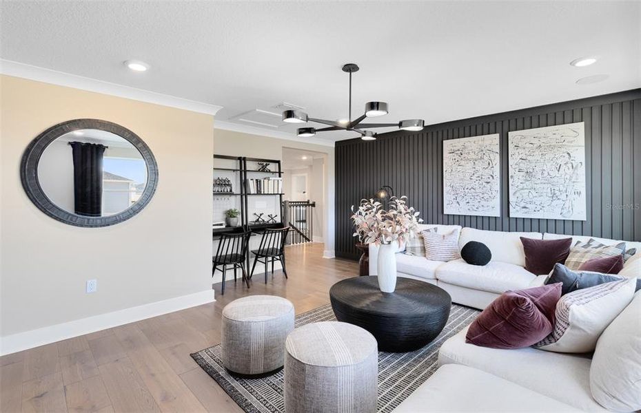 Furnished interior view inside a new home in Parkside Trails, Clermont (Image 6).
