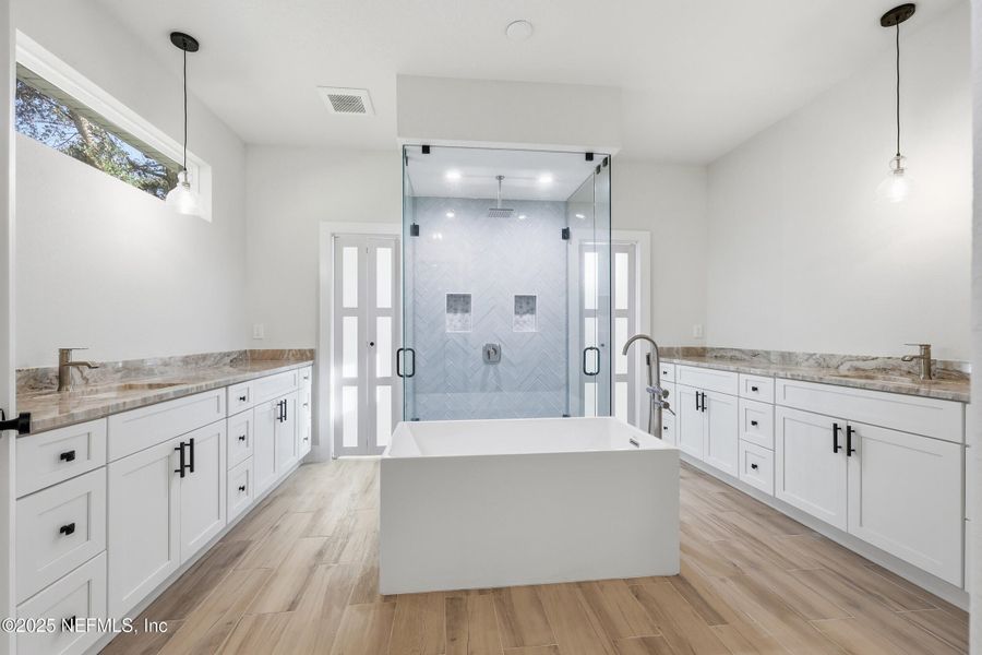 Furnished interior view inside a new home in , Flagler Beach (Image 14). Furnished interior view inside a new home in , Flagler Beach (Image 14).