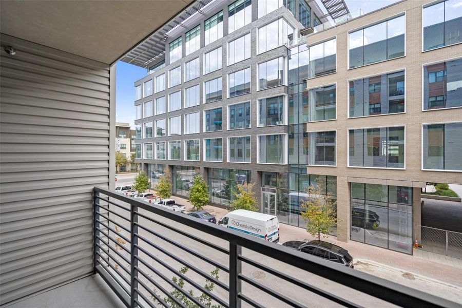 Exterior details and patio area of a home in , Austin (Image 1).