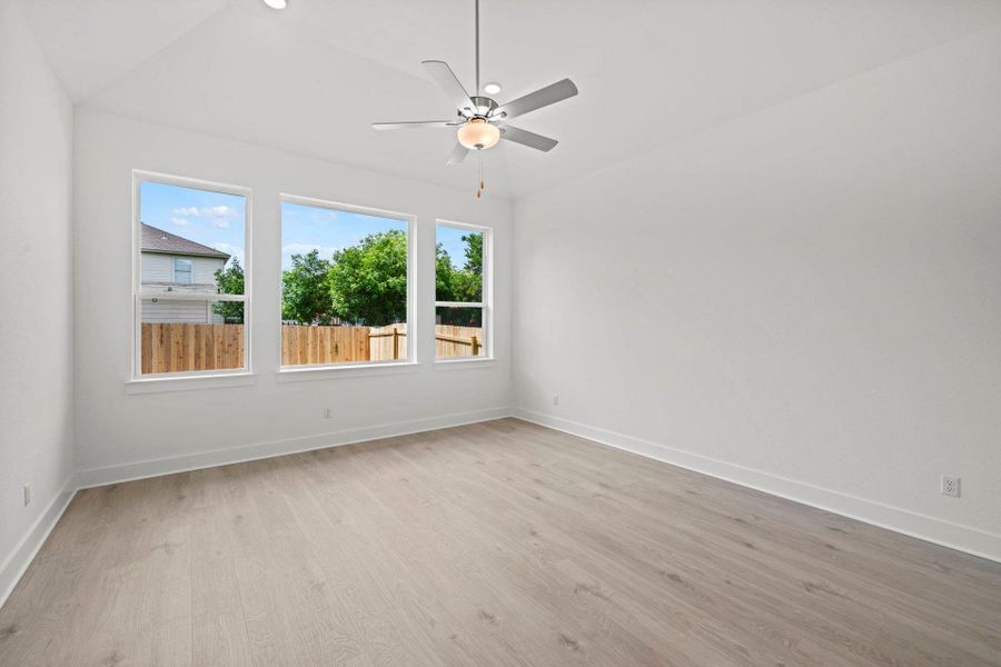 Primary Bedroom with elevated ceiling