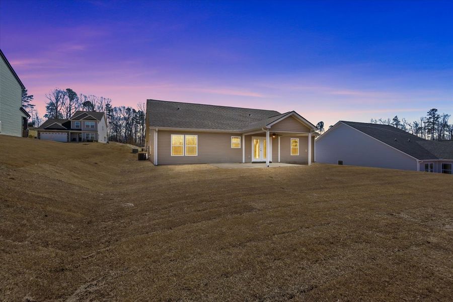 Representative exterior photo of a completed home built from the Brentwood by Enchanted Homes in Mills Gin, Campobello, SC (Image 17).