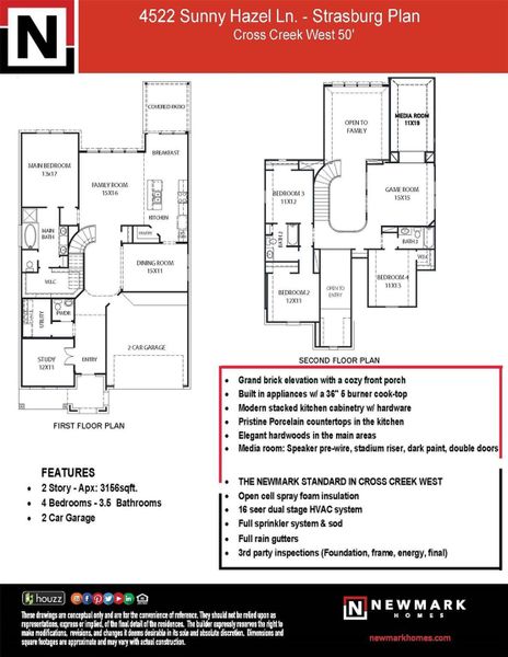Strasburg Floorplan Strasburg Floorplan