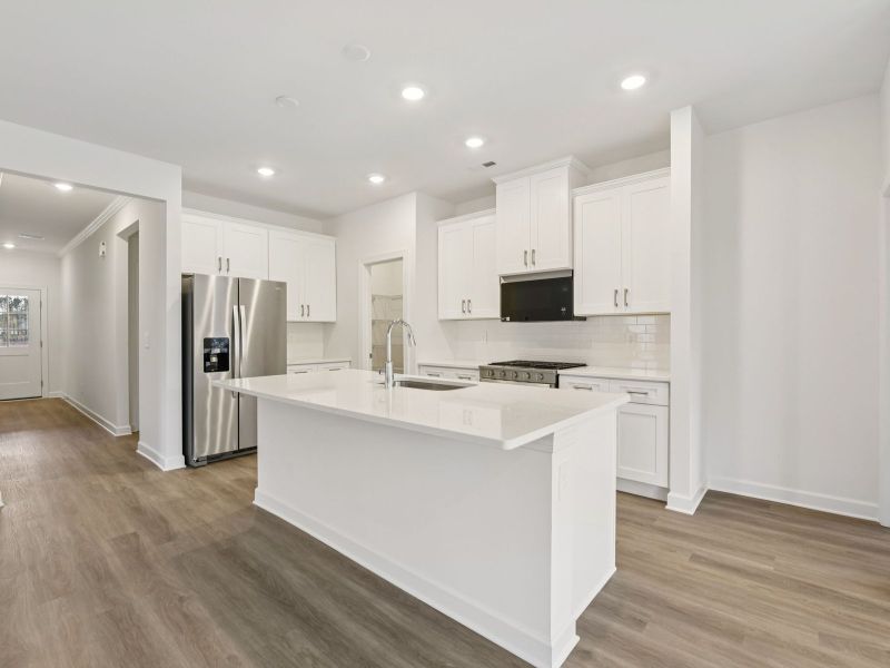 Furnished interior view inside a new home in Brighton Springs, York (Image 3).