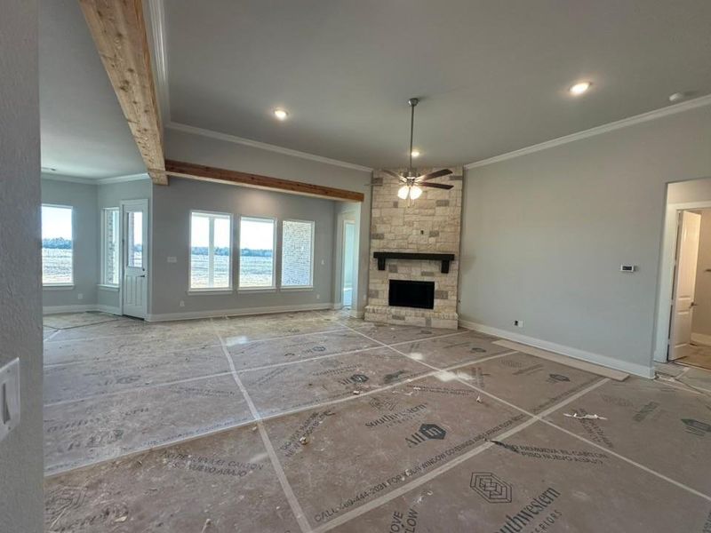 In-progress construction of a new home in Fannin Ranch, Leonard, TX (Image 21).