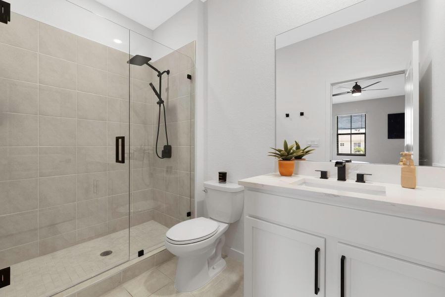 Furnished interior view inside a new home in , Pompano Beach (Image 9). Furnished interior view inside a new home in , Pompano Beach (Image 9).