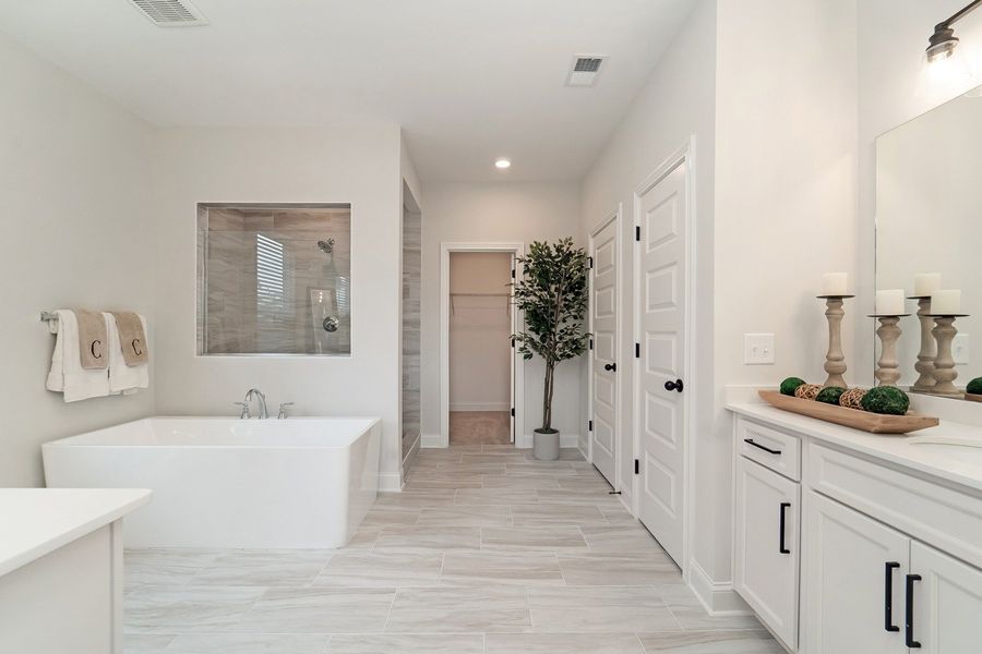 Representative furnished interior of a home built from the Hadley by Celebration Homes in Harvest Point, Spring Hill (Image 13).