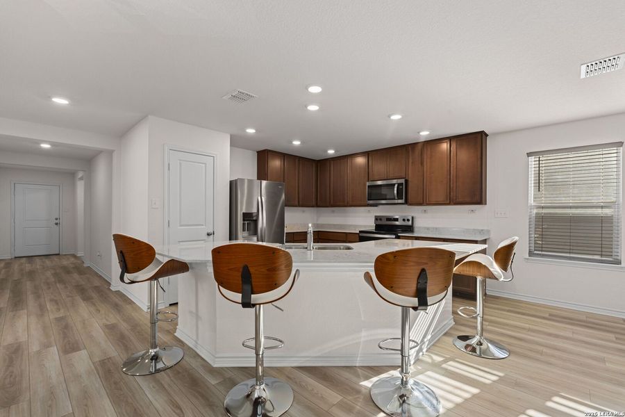 Furnished interior view inside a new home in , San Antonio (Image 12).