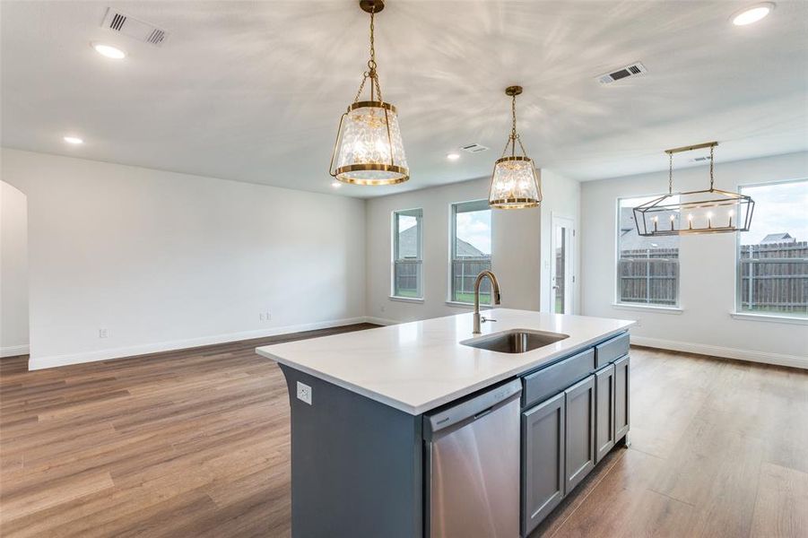 Furnished interior view inside a new home in Reatta Ridge, Justin (Image 12).