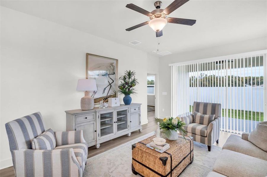 Furnished interior view inside a new home in , Hudson (Image 34).