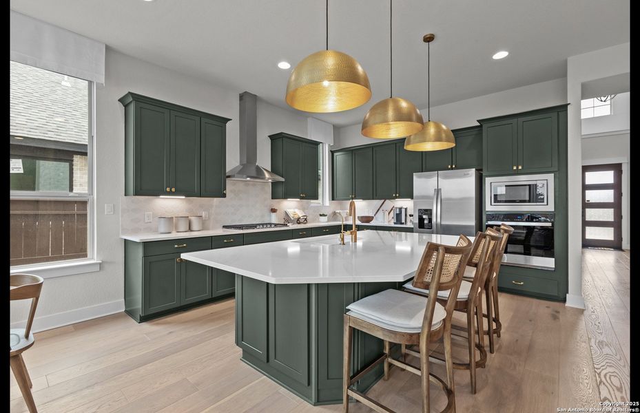 Furnished interior view inside a new home in Bison Ridge, San Antonio (Image 23).
