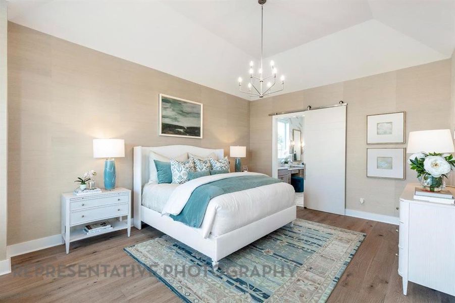 Furnished interior view inside a new home in Mustang Lakes, Celina (Image 19).