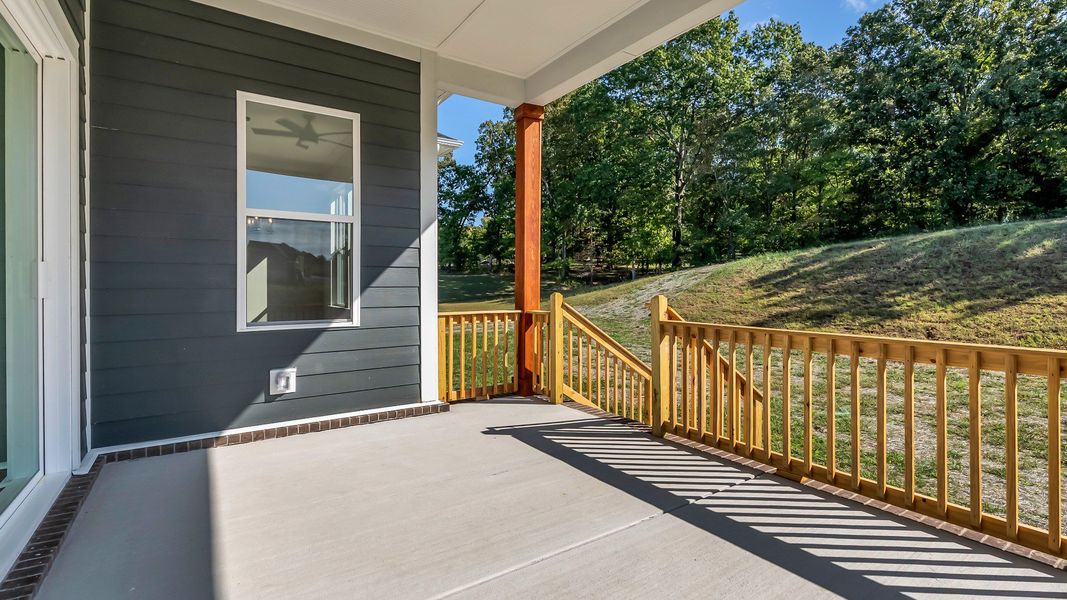 Exterior details and patio area of a home in Richvale Estates, Fairview (Image 23).
