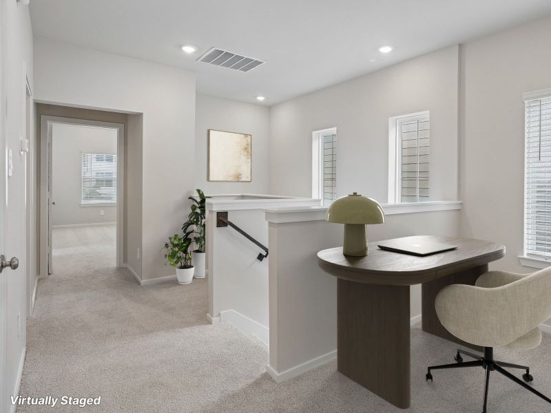 Furnished interior view inside a new home in Parkway Commons - City Series, Missouri City (Image 7).