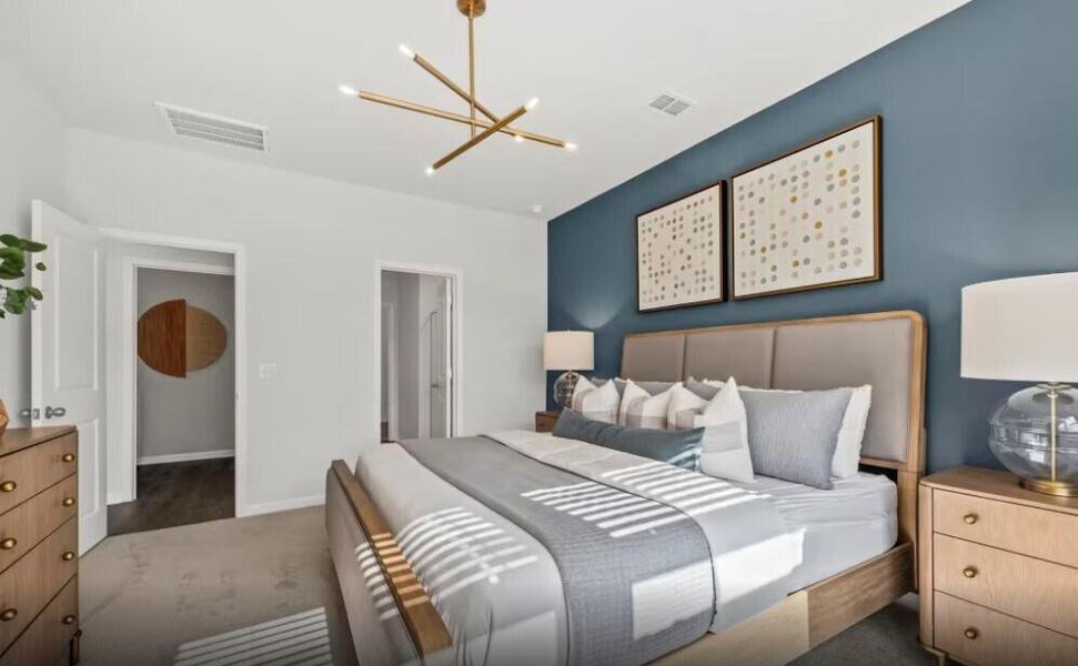 Furnished interior view inside a new home in Bradford Pointe, Summerville (Image 4).