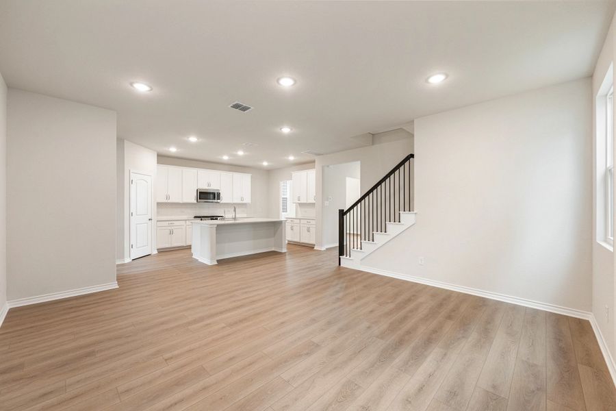Spacious, unfurnished interior of a new home in The Cottages at Lariat, Liberty Hill (Image 35).