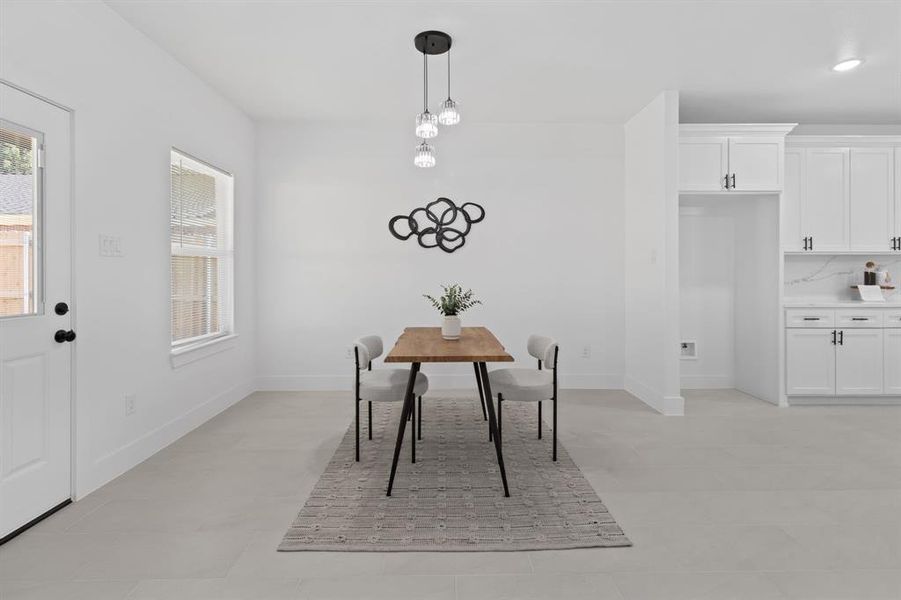 Furnished interior view inside a new home in , Fort Worth (Image 15).