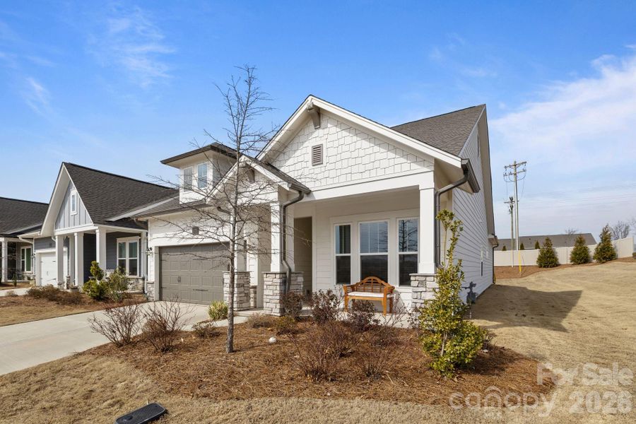 Front exterior of a new home in Encore at Streamside - Classic Series, Waxhaw, NC, highlighting curb appeal (Image 20).
