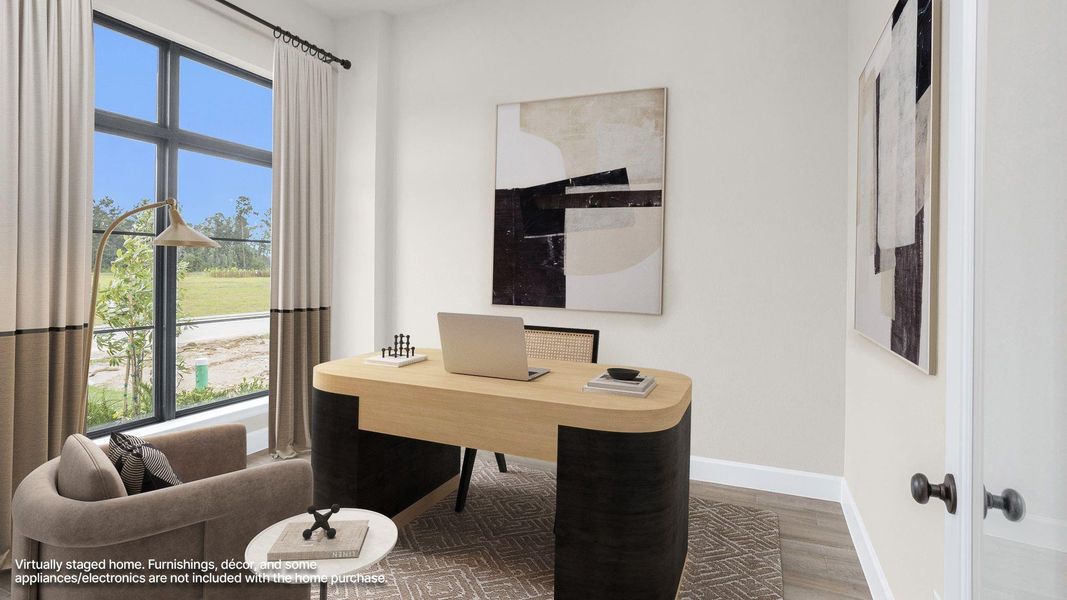 Furnished interior view inside a new home in Artavia, Conroe (Image 9). Furnished interior view inside a new home in Artavia, Conroe (Image 9).