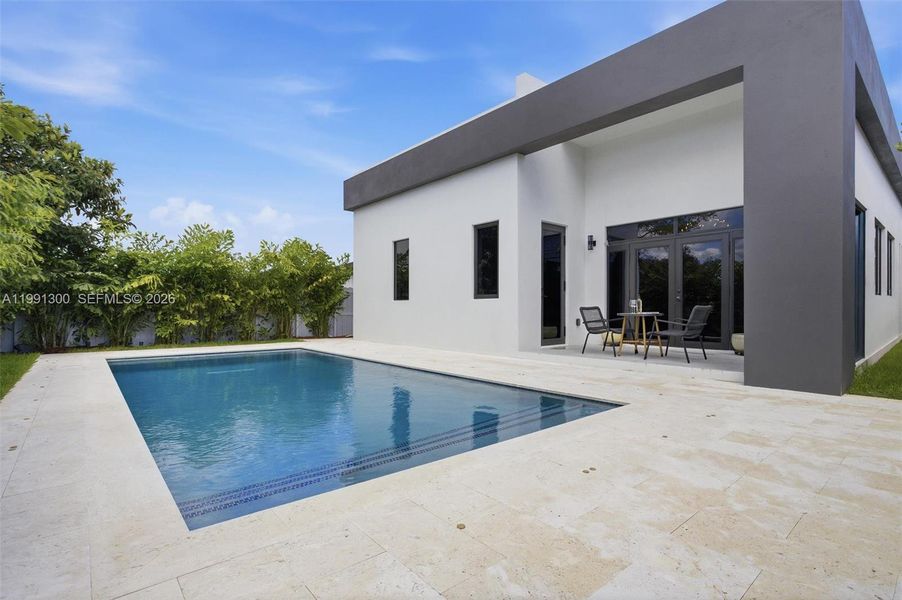 Exterior details and patio area of a home in , Miami (Image 4).