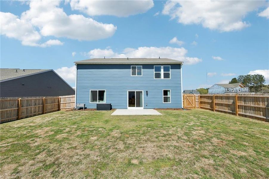 Exterior details and patio area of a home in , Euharlee (Image 20).