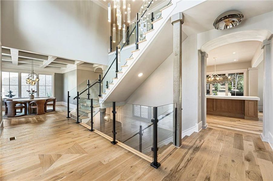 Furnished interior view inside a new home in , Alpharetta (Image 79).