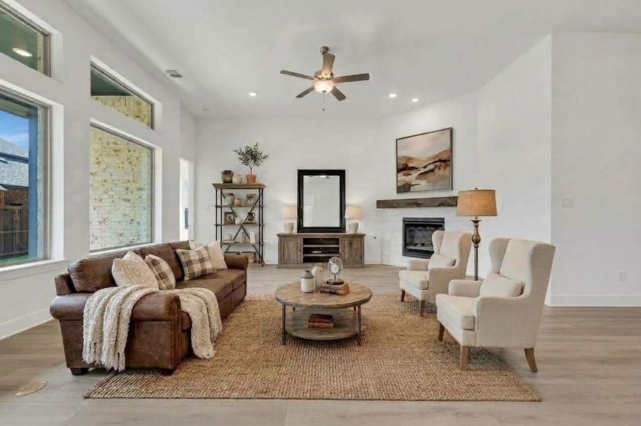Furnished interior view inside a new home in The Ridge at Northlake, Northlake (Image 6).