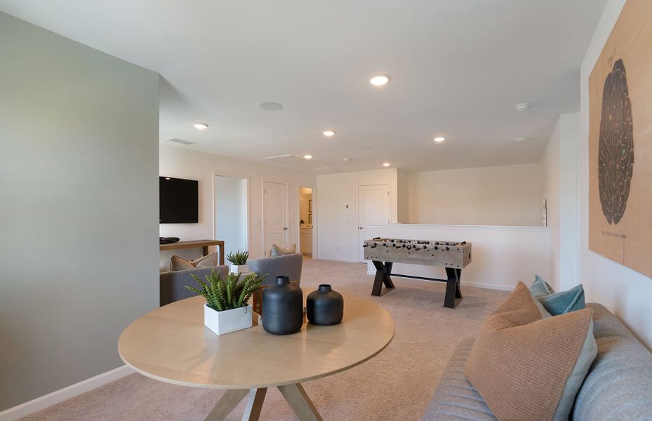 Furnished interior view inside a new home in Highlands of Carter's Station, Columbia (Image 18).