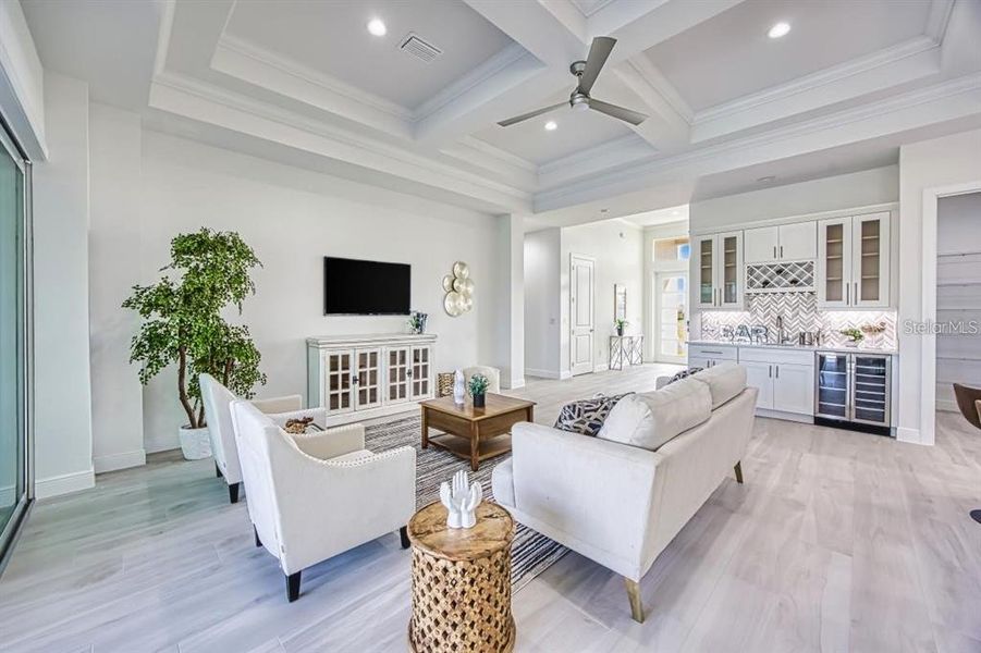 Furnished interior view inside a new home in , Punta Gorda (Image 11).