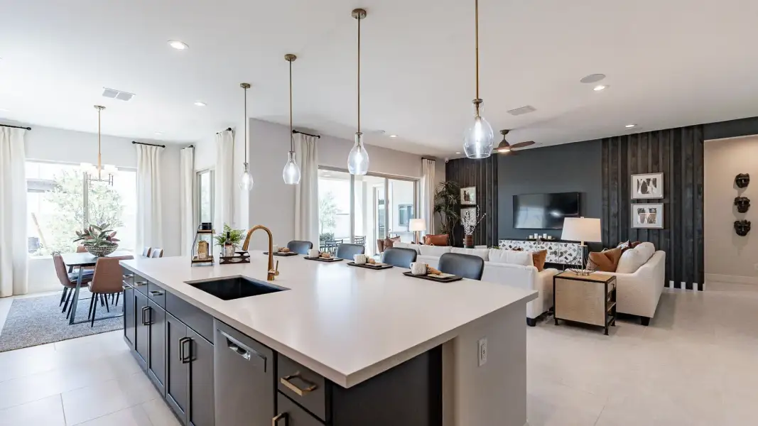 Furnished interior view inside a new home in Windrose, Waddell (Image 7).