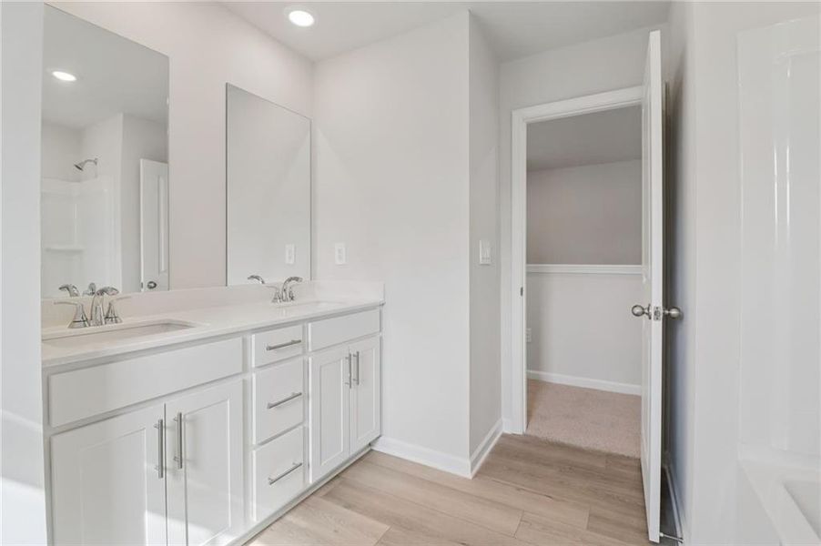 Furnished interior view inside a new home in Harmony Manor, Fairburn (Image 15).