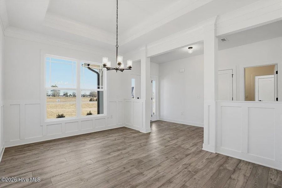 Spacious, unfurnished interior of a new home in Wood Creek Landing, Leland (Image 12). Spacious, unfurnished interior of a new home in Wood Creek Landing, Leland (Image 12).