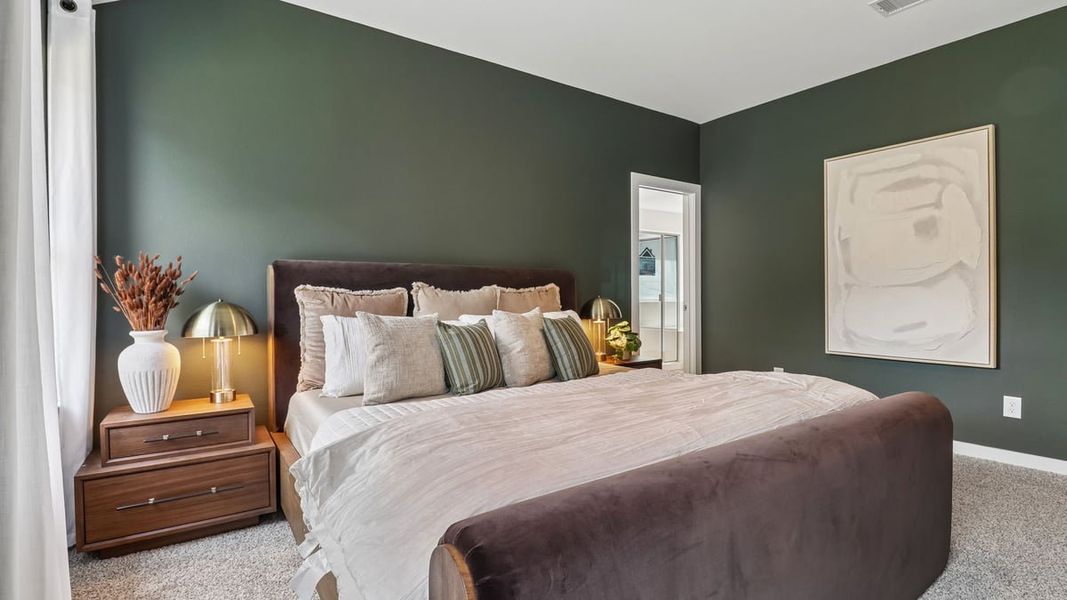 Furnished interior view inside a new home in Evergreen, Rosenberg (Image 28).