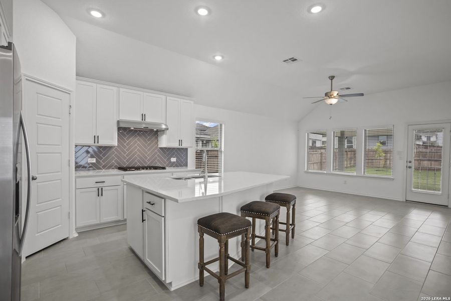 Furnished interior view inside a new home in The Parklands, Schertz (Image 9). Furnished interior view inside a new home in The Parklands, Schertz (Image 9).