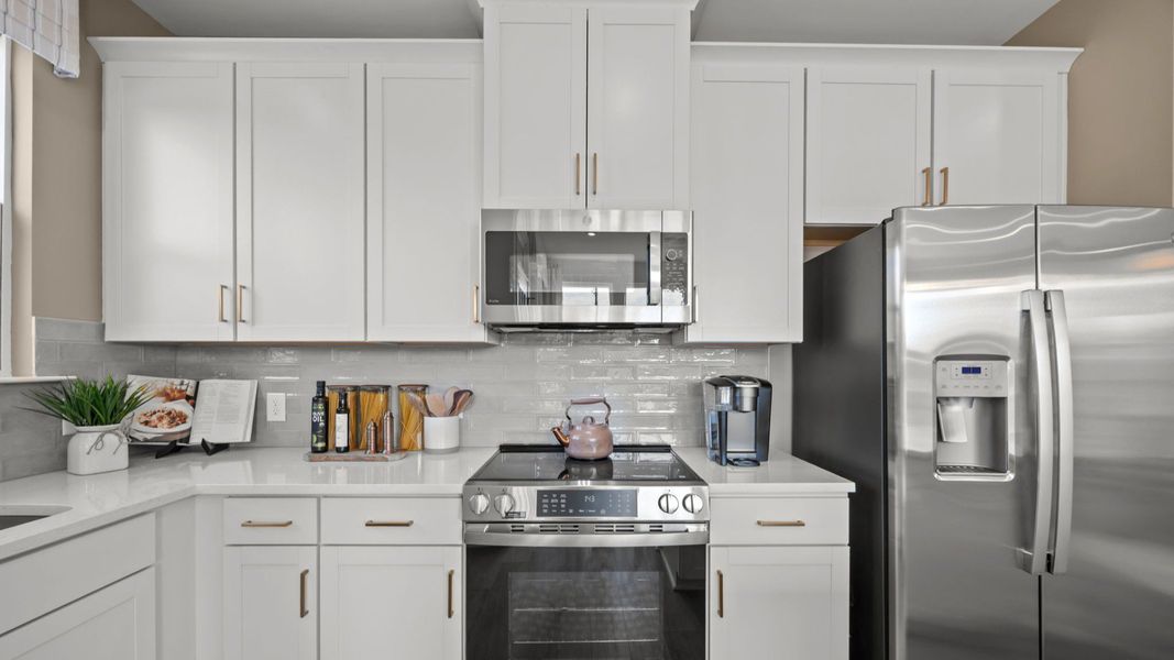 Furnished interior view inside a new home in Odell Park, Charlotte (Image 17).