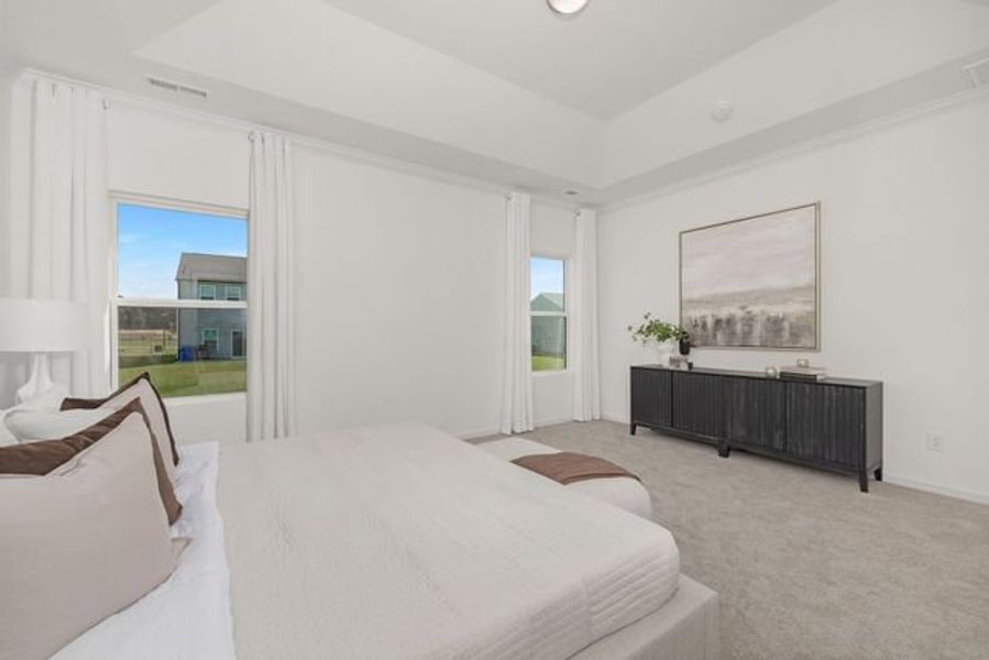 Representative furnished interior of a home built from the Dobson by True Homes in Westbrook Falls, Colfax (Image 14).